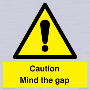 Caution Mind the gap